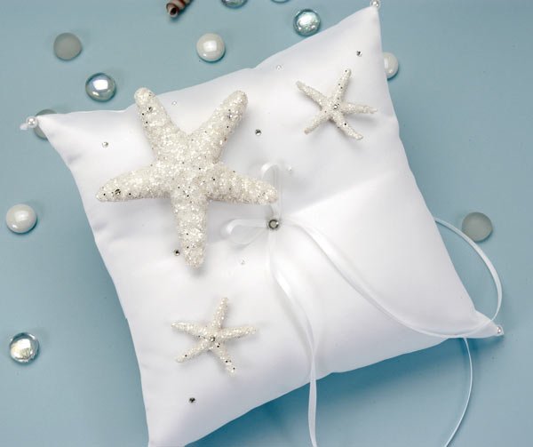Beach Wedding Ring Pillow