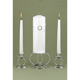 "Memorable Treasures" Wedding Unity Candle Set