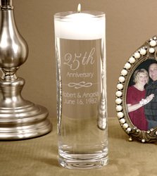 Personalized Anniversary Floating Candle