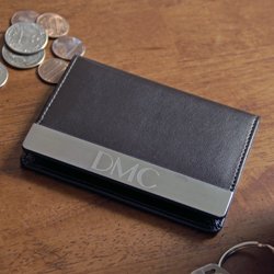 Personalized Engraved Credit Card Case - Groomsmen Gift