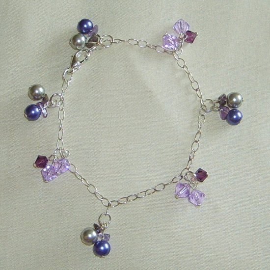 Pearls & Crystals bracelet