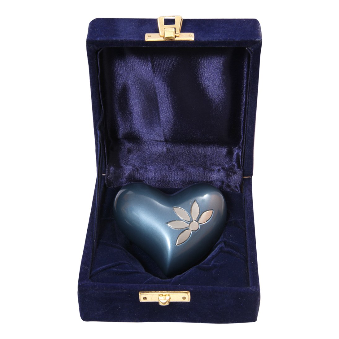 Sparkling Flower Mini Heart Keepsake Urn Ashes Flower Cremation Urns