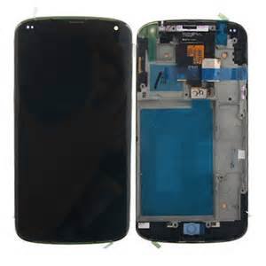 New LG Google Nexus 4 E960 LCD Touch Digitizer Screen Assembly Housing Frame OEM