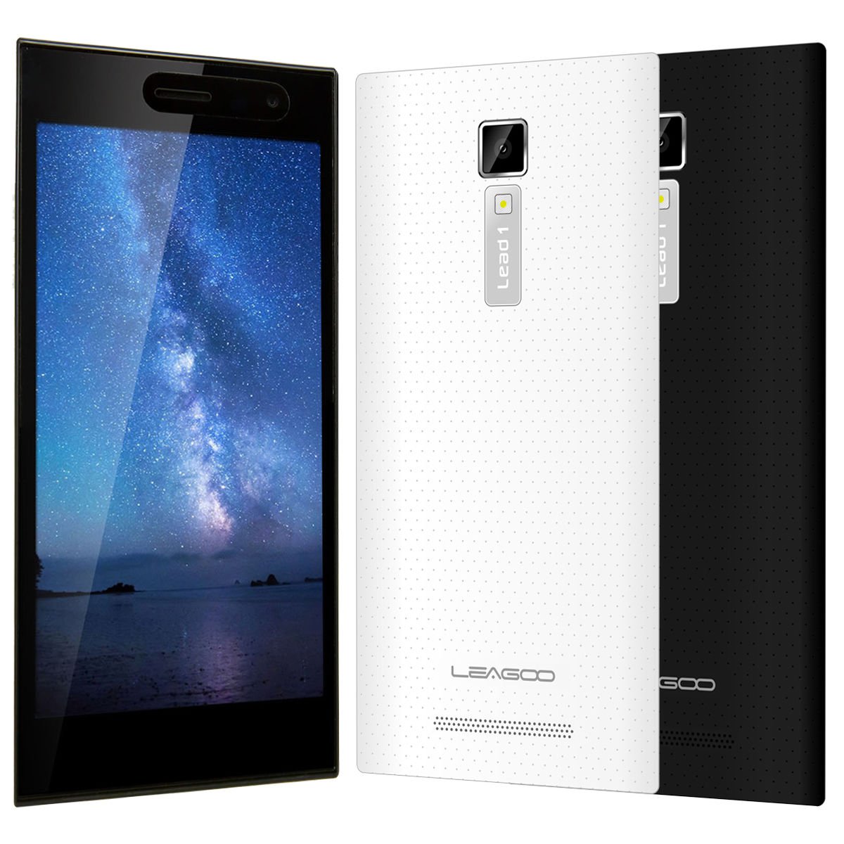 Unlocked Leagoo Lead1 5.5" Android 4.4 MTK6582 Quad Core 1GB/8GB GPS Smartphone