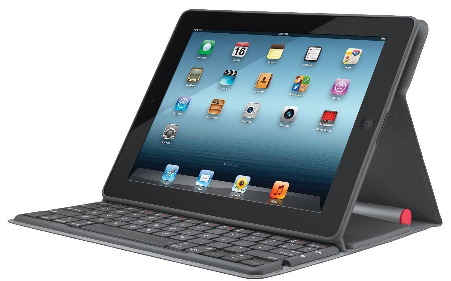 Logitech Solar Bluetooth Keyboard Folio For Apple iPad 2 3 & 4 - 920-003907