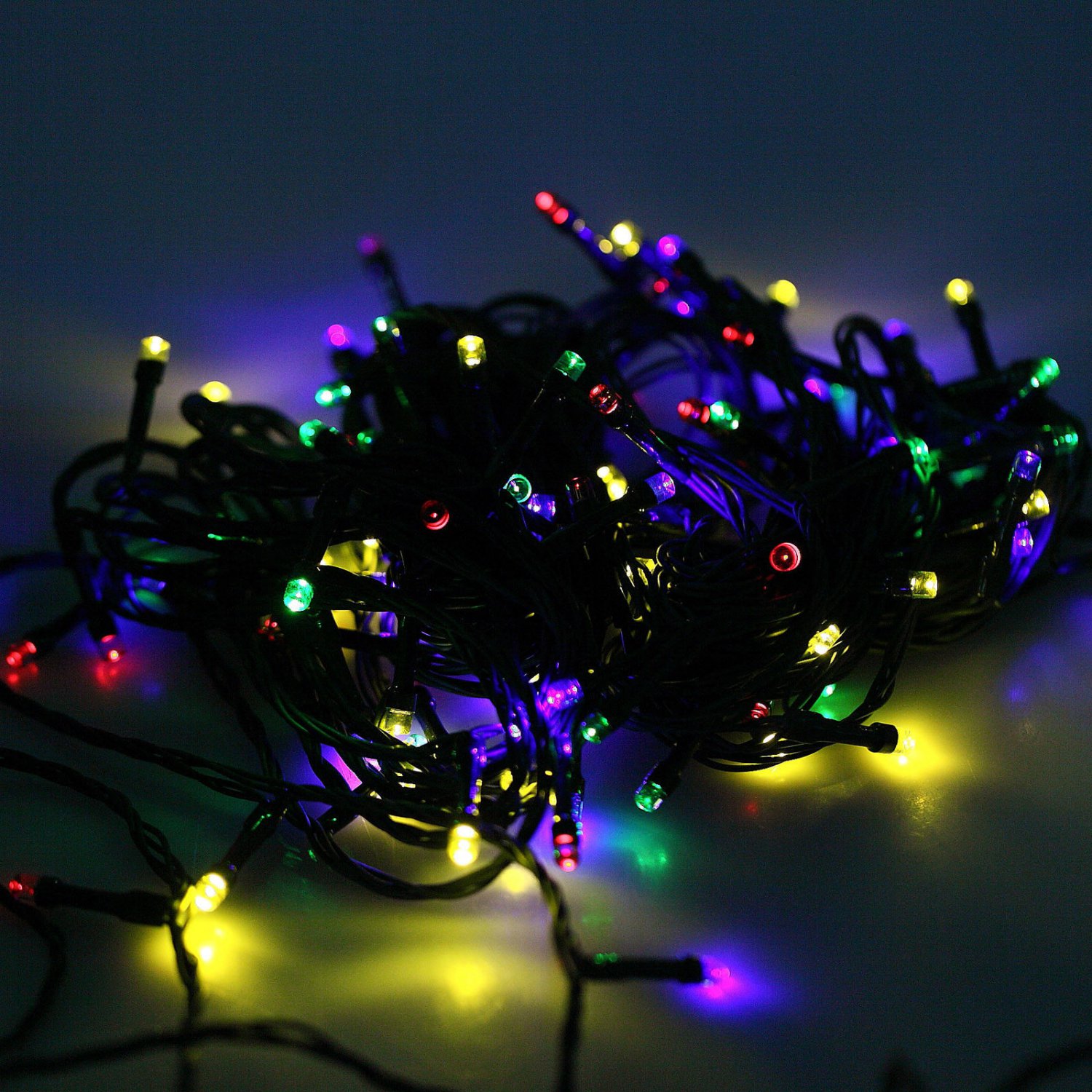 100 LED Solar Powered String Light for Christimas Party Wedding Garden Decor New