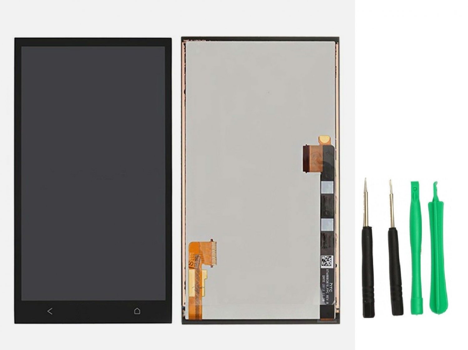 HTC One M7 Front Housing LCD Display Touch Glass Digitizer Screen Assembly OEM