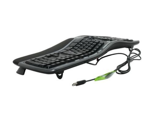 Microsoft B2M-00012 Comfortable Ergonomic Keyboard 4000 Wired USB Keyboard