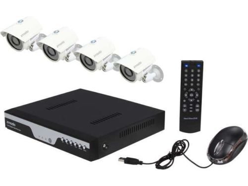 Zmodo KDC4-YARUZ4ZN 4 Channel H.264 Level 960H DVR Security System with 4 x 700T