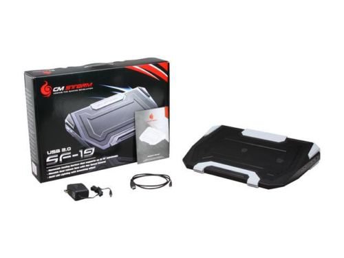 CM Storm SF-19 - Large Gaming Laptop Cooling Pad with Dual 140 mm Turbine Fans