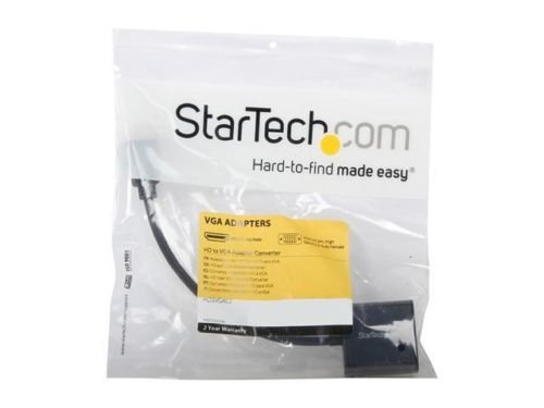 StarTech HD2VGAE2 HDMI to VGA Adapter Converter for Desktop PC / Laptop / Ultrab