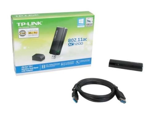 TP-LINK Archer T4U AC1200 Wireless Dual Band USB 3.0 Adapter, 2.4GHz 300Mbps/5Gh