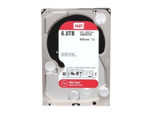 WD NAS Hard Drive WD60EFRX 6TB IntelliPower 64MB Cache