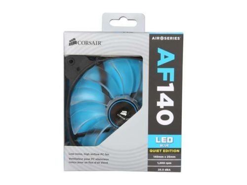 Corsair Air Series AF140 CO-9050017-BLED 140mm Blue LED Quiet Edition High Airfl