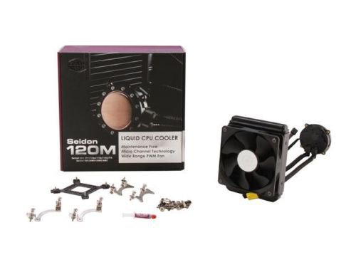 Cooler Master Seidon 120M – All-In-One CPU Liquid Water Cooling System with 120m