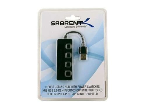 Sabrent 4-PORT USB 2.0 HUB with Power Switches