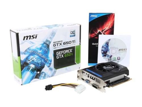 MSI N650Ti-1GD5/OCV4 GeForce GTX 650 Ti 1GB 128-Bit GDDR5 PCI Express 2.0 Video