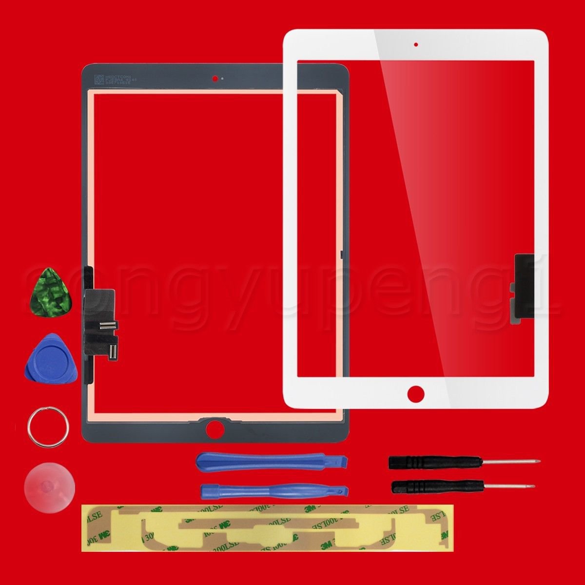 White Touch Screen Glass Digitizer Lens Replacement For iPad Air 5th A1474 A1475