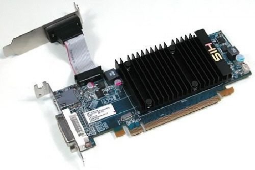 NEW Dell 02CJN HIS 5450 HD5450 1GB PCI-e DVI HDMI Video H545H1G Low Profile VGA