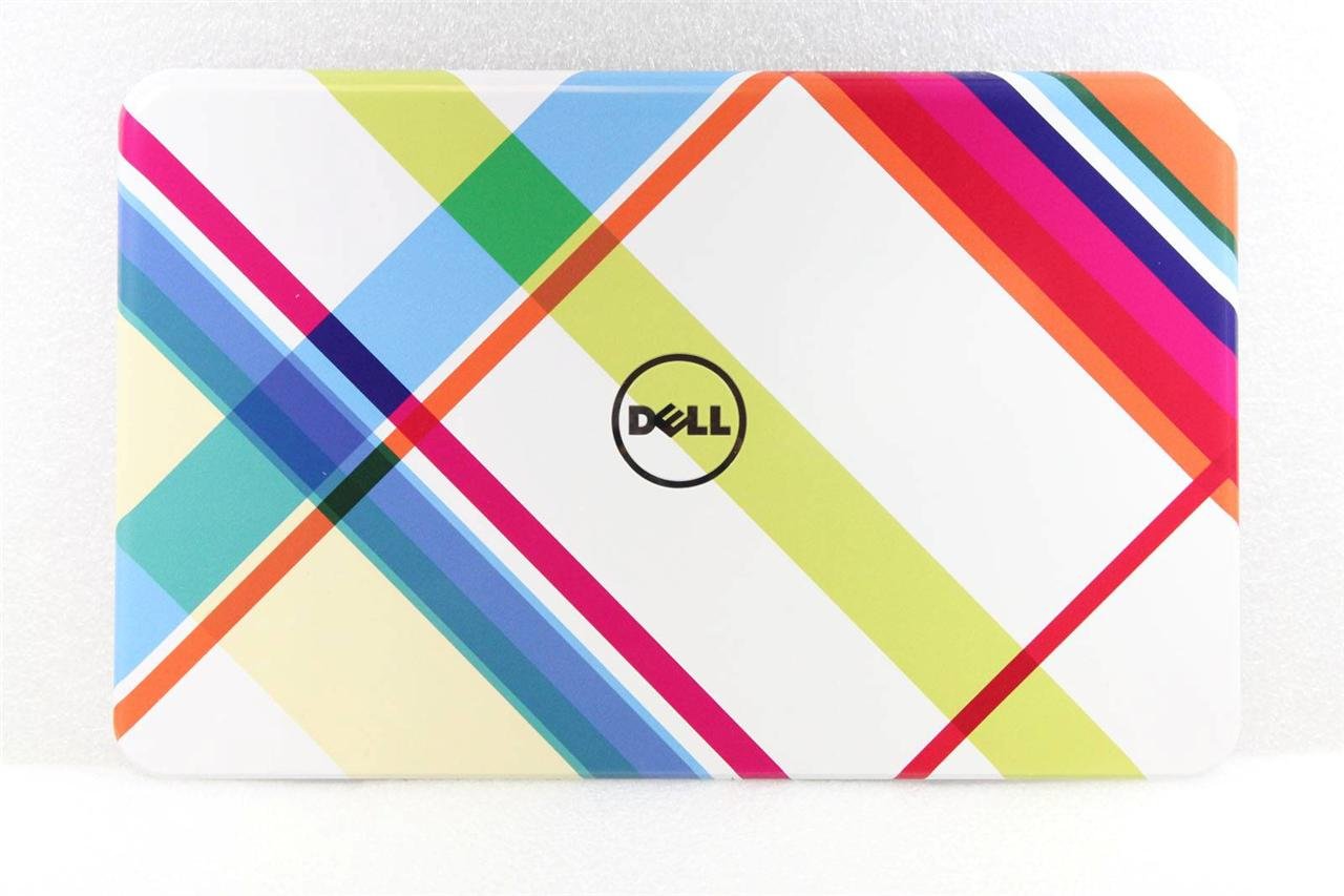 New Dell Inspiron 15R N5110 15.6" Plaid Switchable LCD Back Cover 4929F 2NDH2