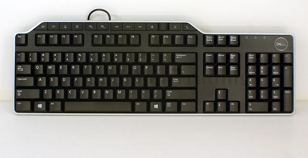 New Oem Dell Slim Usb Ports Palm Rest Volume Hot Keys Multimedia Keyboard 7vhy1 3646