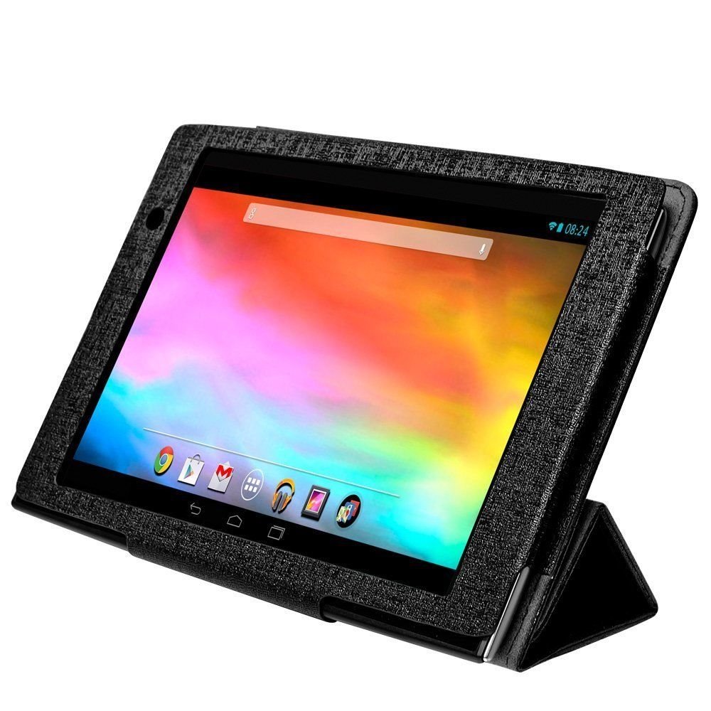 New Gigaset Smart Kickstand QV830 Folding Folio Case for 8" Tablet - Black