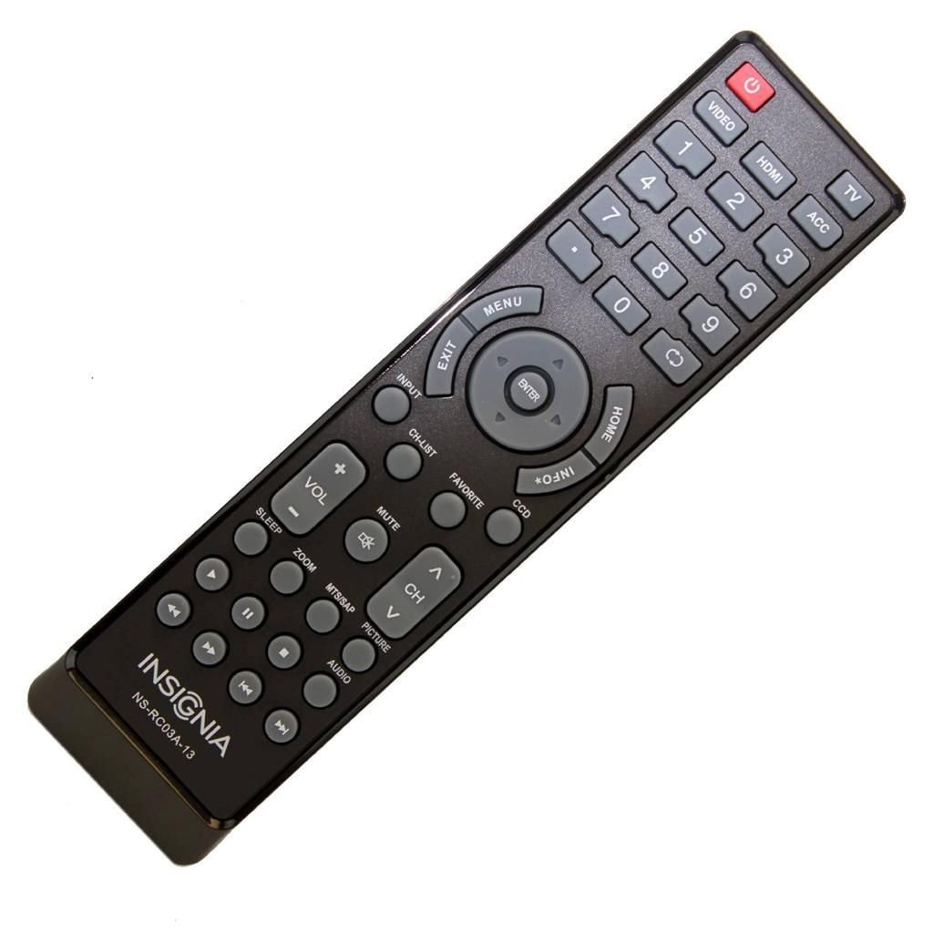 insignia tv remote controls