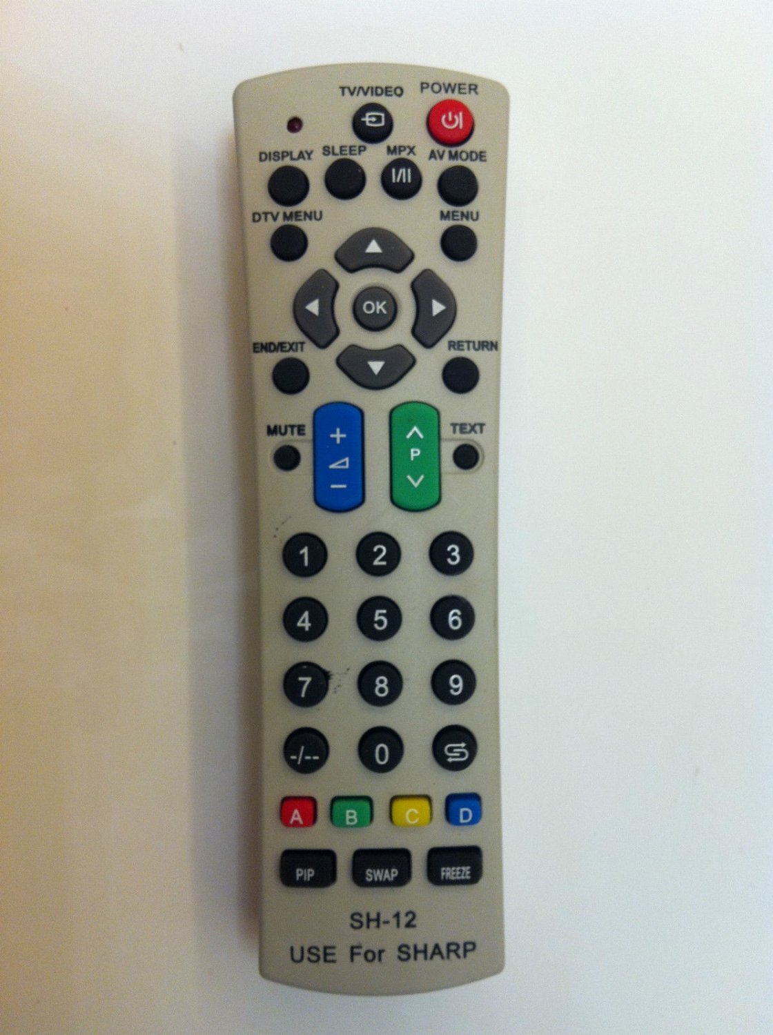 NEW Generic Universal SHARP TV Remote fit for Almost All SHARP BRAND TV