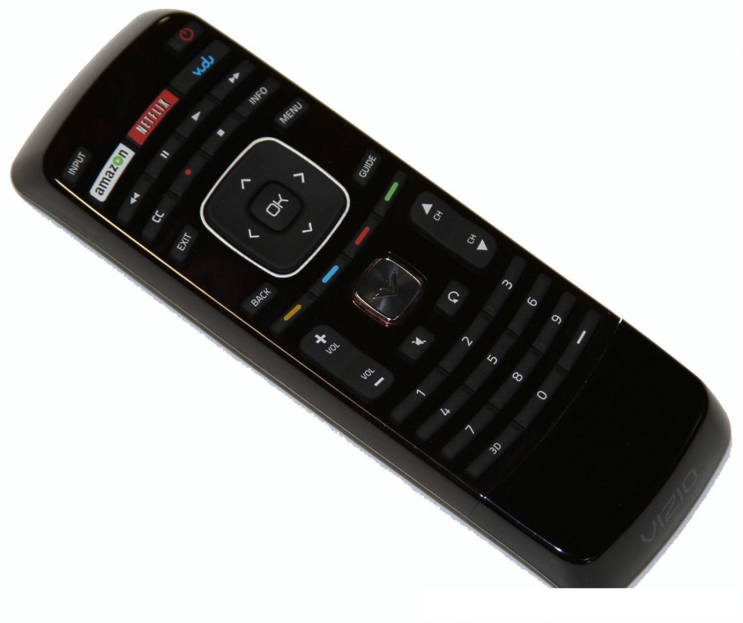 NEW Vizio XRT301 3D Qwerty Keyboard HDTV Remote PN 09800306