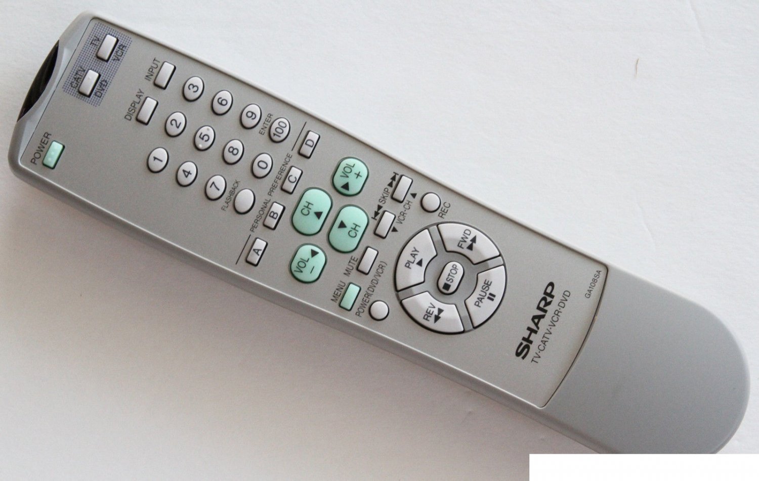 Original Sharp TV Remote Control GA108SA for 20F630 20F640 27F630 27F631 27UF5