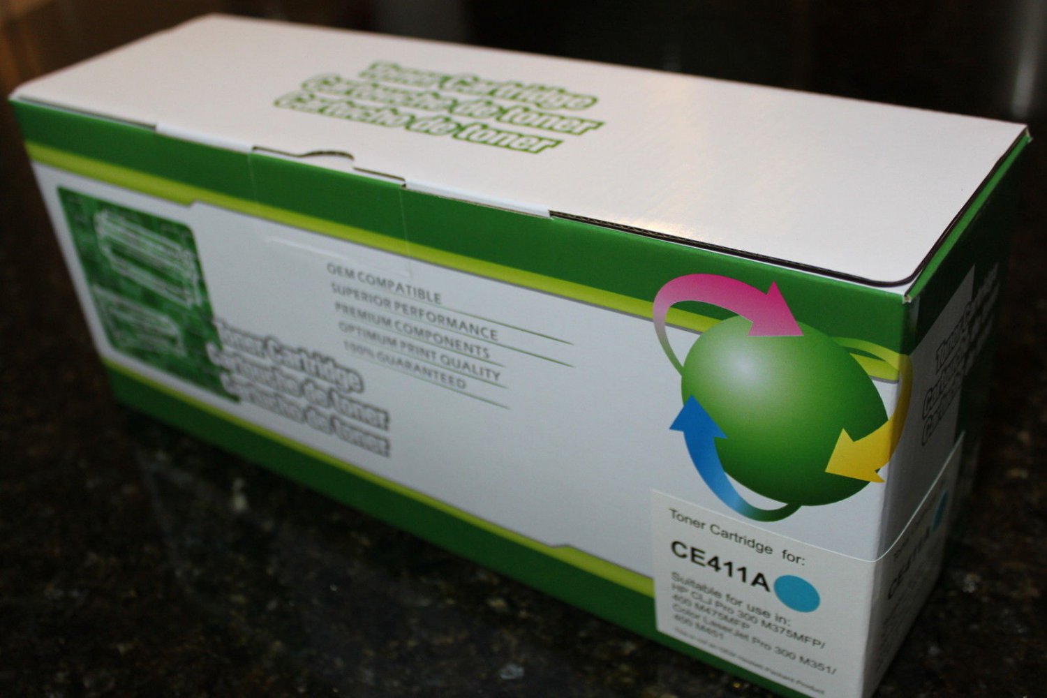 1x Cyan Toner Cartridge 305A CE411A for HP LaserJet Pro 300 M351 M375 400