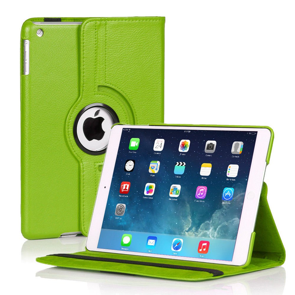 New PlainGreen iPad Air 2 iPad Mini iPad 4 3 2 Case Smart Stand Cover