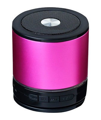 NEW Red Portable Metal Wireless 3W Mini AEC Bluetooth Speaker HiFi Handsfree Mic