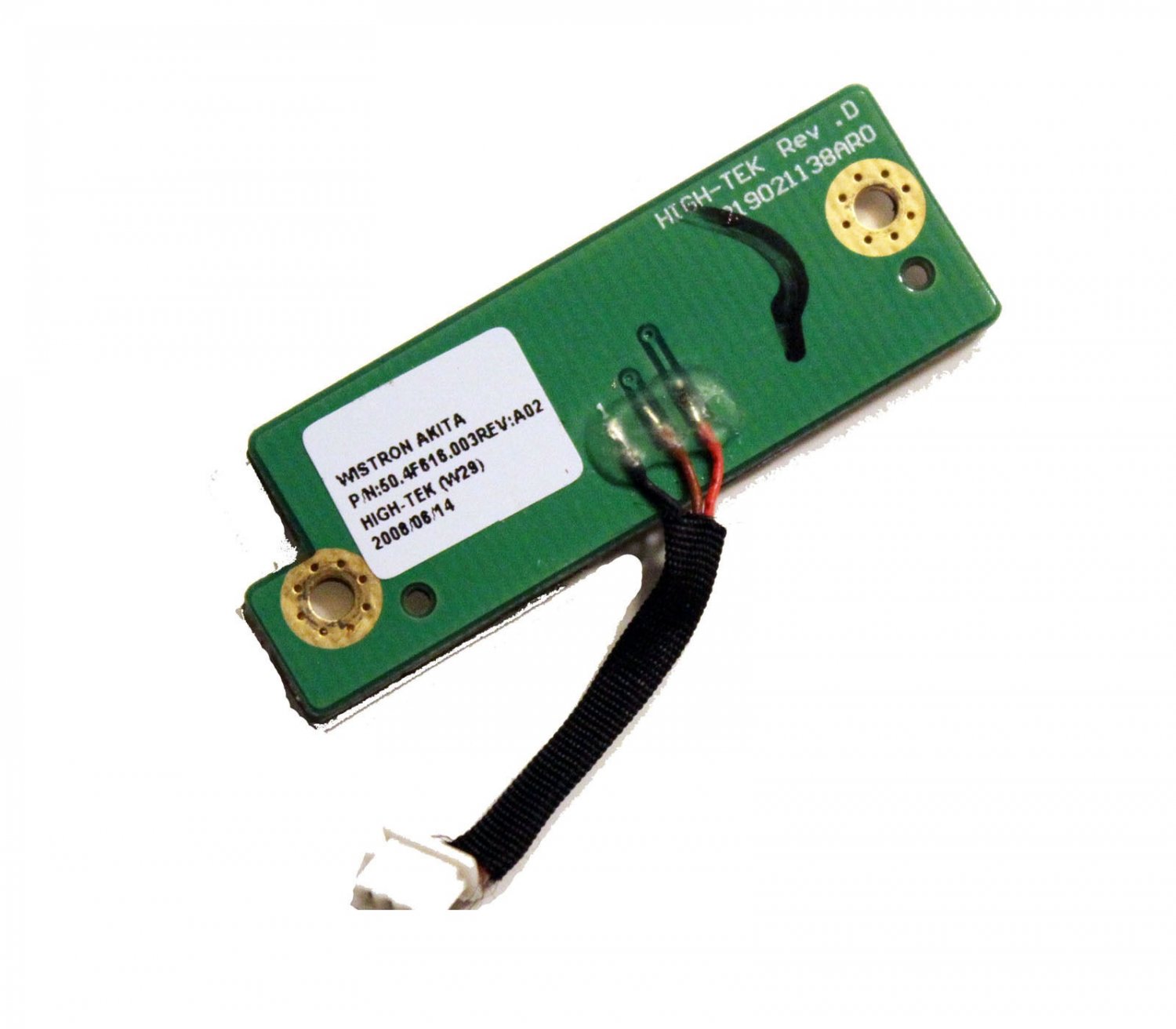Original HP DV2000 Power Button Board w-Cable 219021138AR0 50.4F616.003 REV-A02