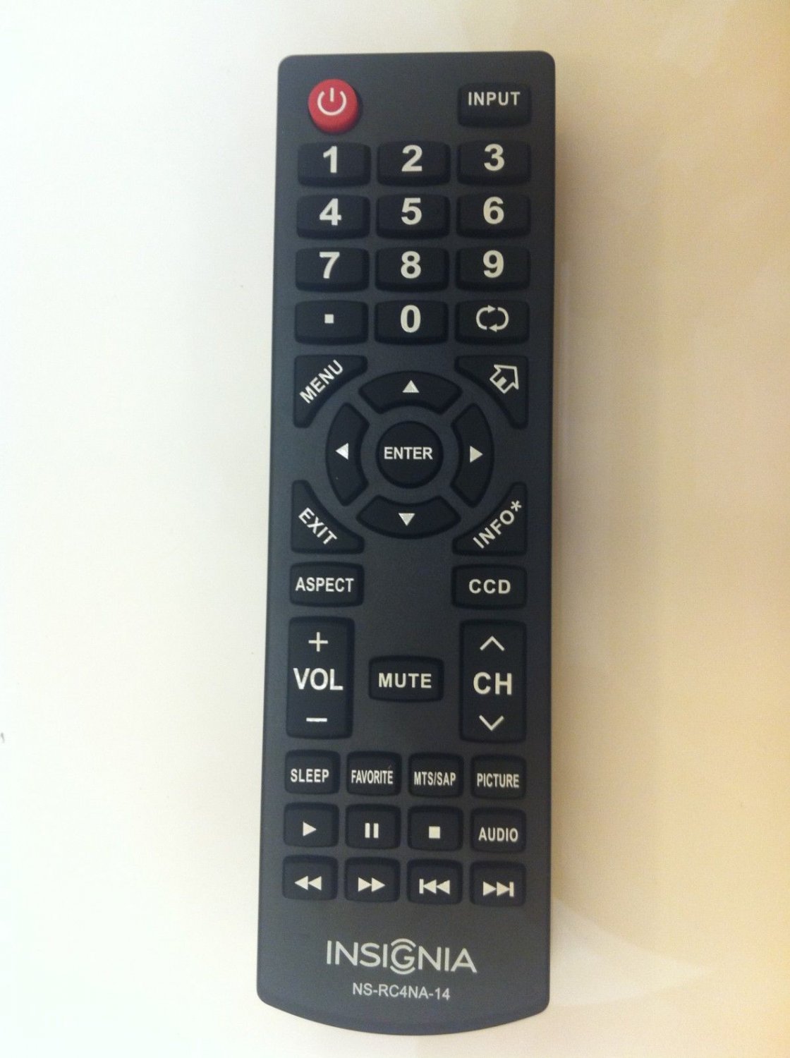 insignia tv remote controls