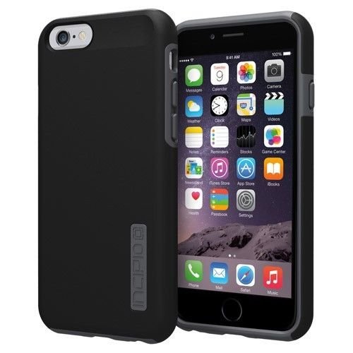 Incipio Apple iPhone 6 Dual Pro 4.7" Case Dual Layered Cover Black Gray