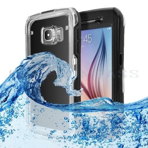 New Waterproof Shockproof Dust Sand Proof Case Samsung Galaxy S6 Edge Black