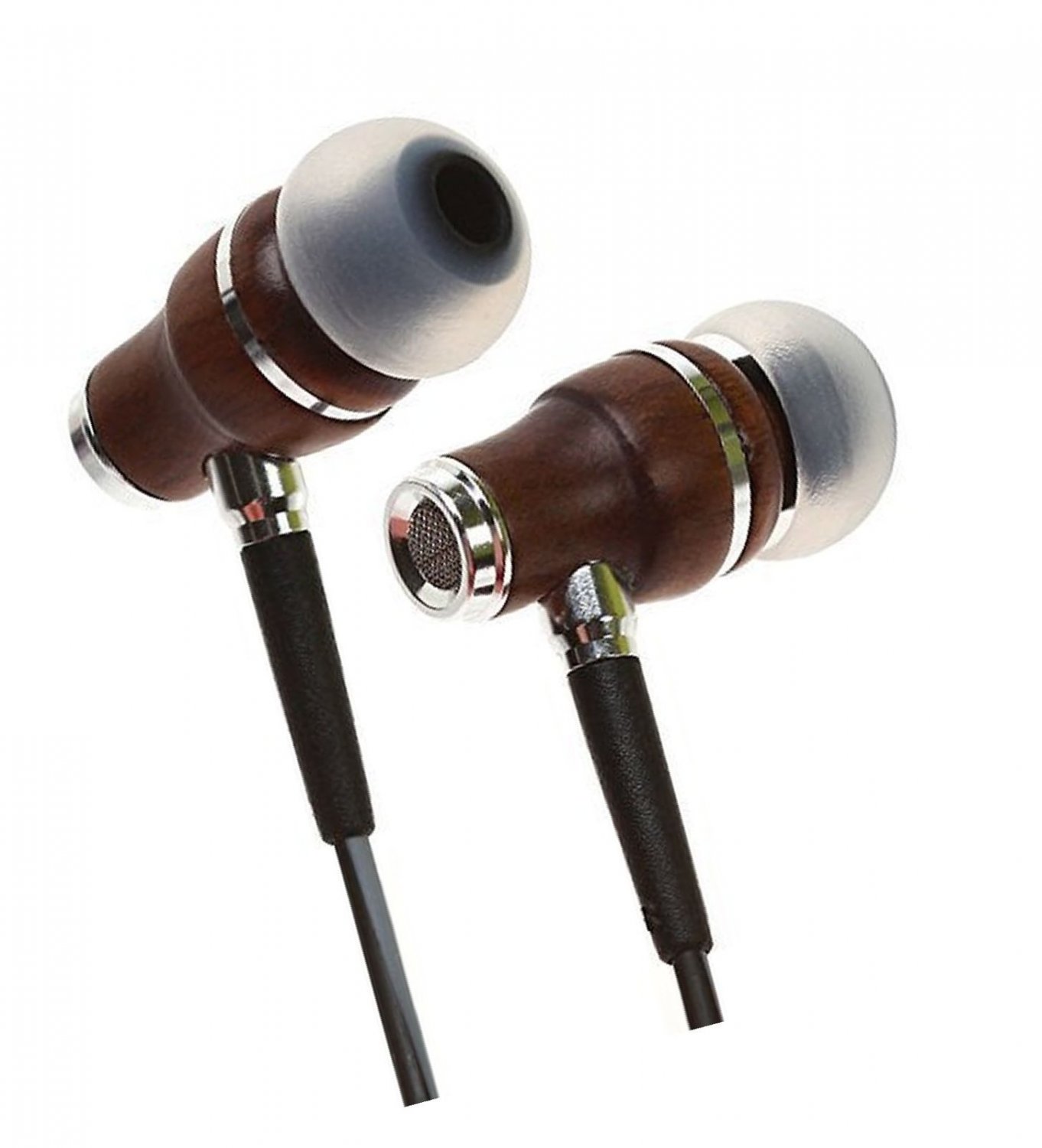 Symphonized Nrg Earbuds Wood In Ear Noise Isolating Headphones With Mic