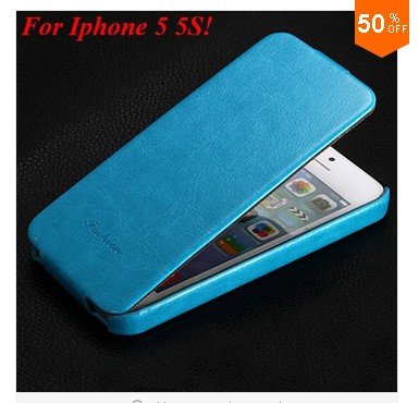 Luxury Retro PU Leather Case For iphone 5 5S 5G Flip Crazy Horse Cover ( color 6