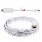 10Ft Thunderbolt Mini DisplayPort to HDMI TV Cable Adapter for MacBook Pro Air