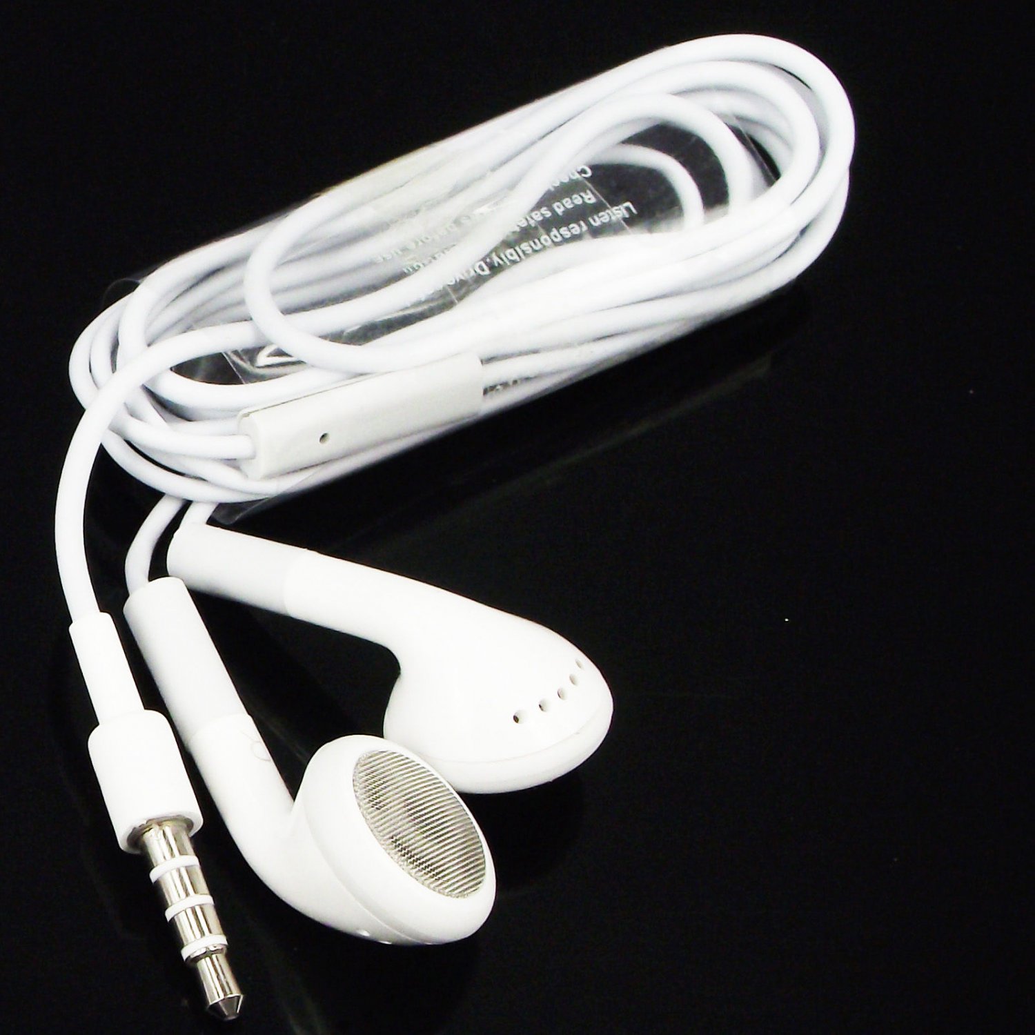 Headphones Earphones Handsfree W Remote Mic Iphone 4 4s 3gs 5 5s 5c