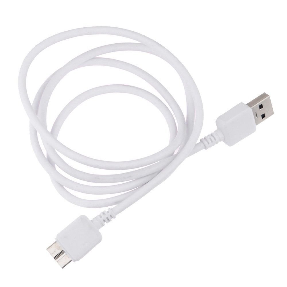 3M EXTRA LONG White Samsung Galaxy S5, Note 3 USB Data Cable Charger Lead