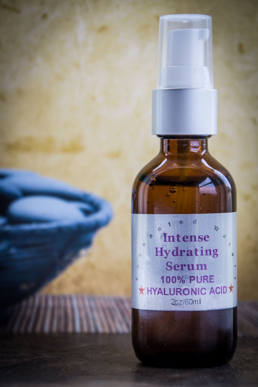 100% Pure HYALURONIC ACID SERUM Anti-Aging-Plumps Wrinkles-Intense Hydration-2oz