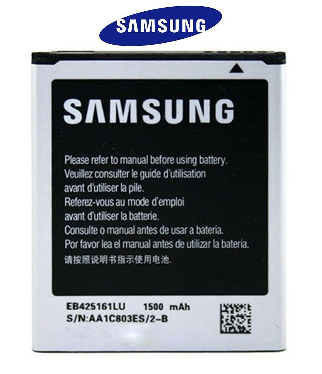 Genuine Samsung EB425161LU 1500 mAh Battery For Galaxy S3 SIII Mini i8190 3 Pins