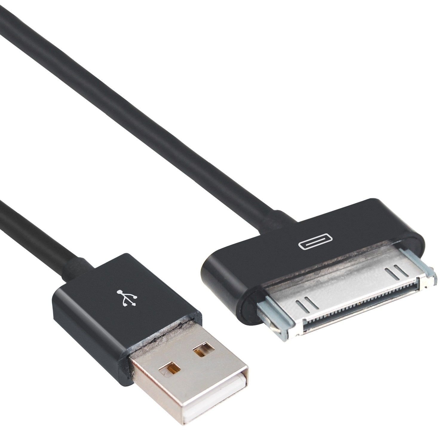 USB Sync Data Charger Cable for Apple iPhone 4 4S 3GS iPod & iPad 2 3 (1M) COLOR BLACK