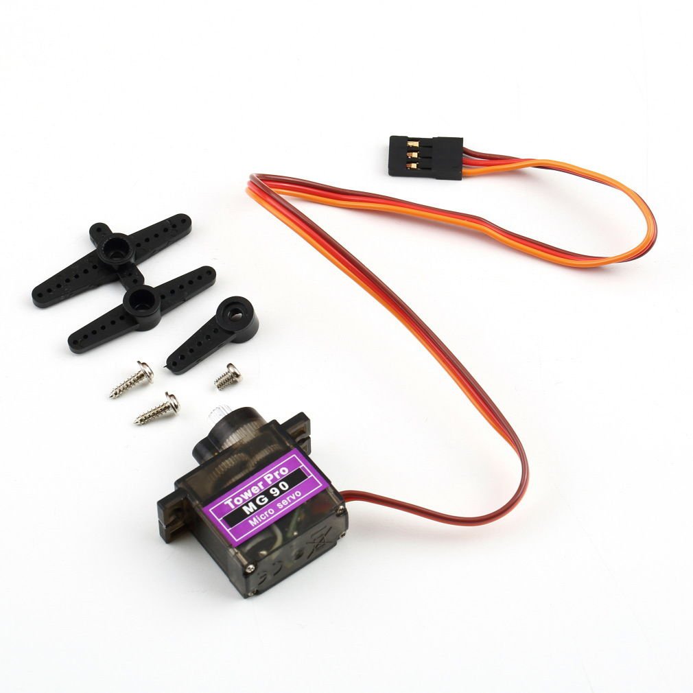 4.8V MG90 Metal Geared Micro Servo Fit Airplane Helicopter flight direction