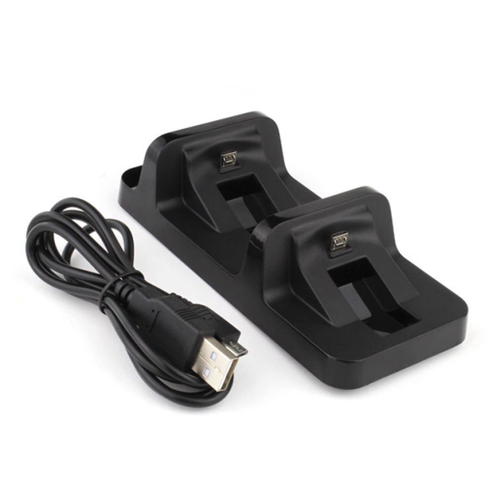 Dual USB Charging Dock Station Stand for Playstation 4 PS4 Game Controller