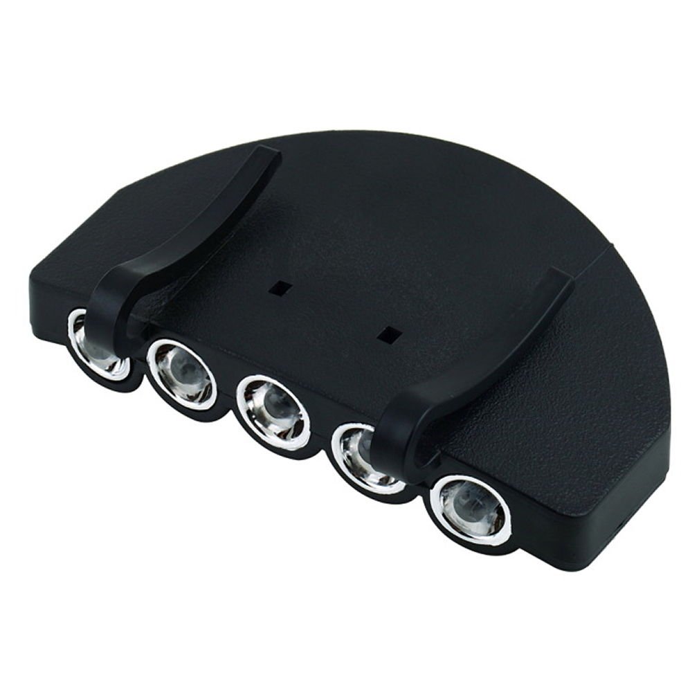 5 LED Head light HeadLamp Cap Torch Bulb Outdoor Fishing Camping Hunting