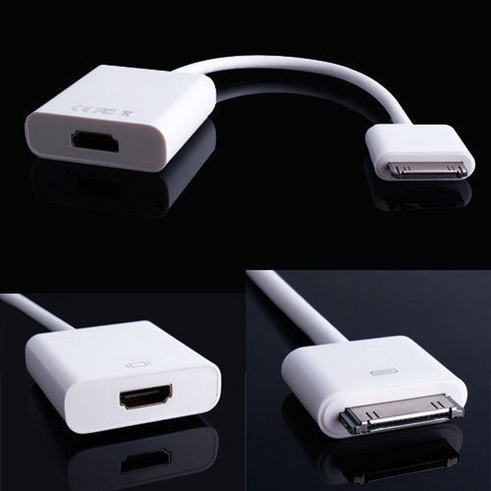 Dock Connector to HDMI Adapter Cable For Apple iPad2 3 4 iPhone3 4 4S iPod