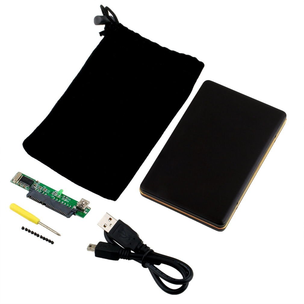 Generic 2.5 inch USB 2.0 SATA HDD Enclosure case Hard Drive Disc External